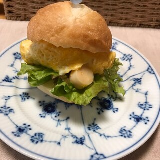 チーカマ入り卵焼きサンド